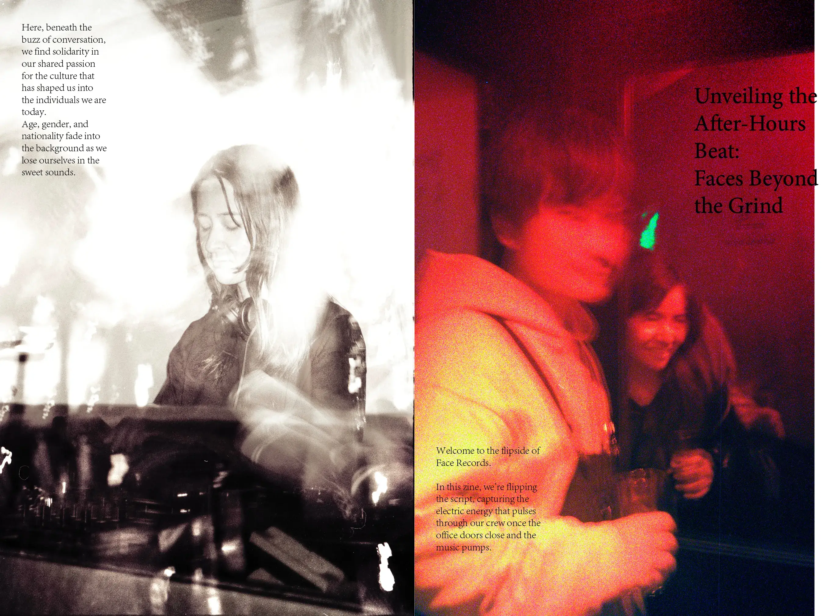 DJ playing vinyl records in Tokyo club