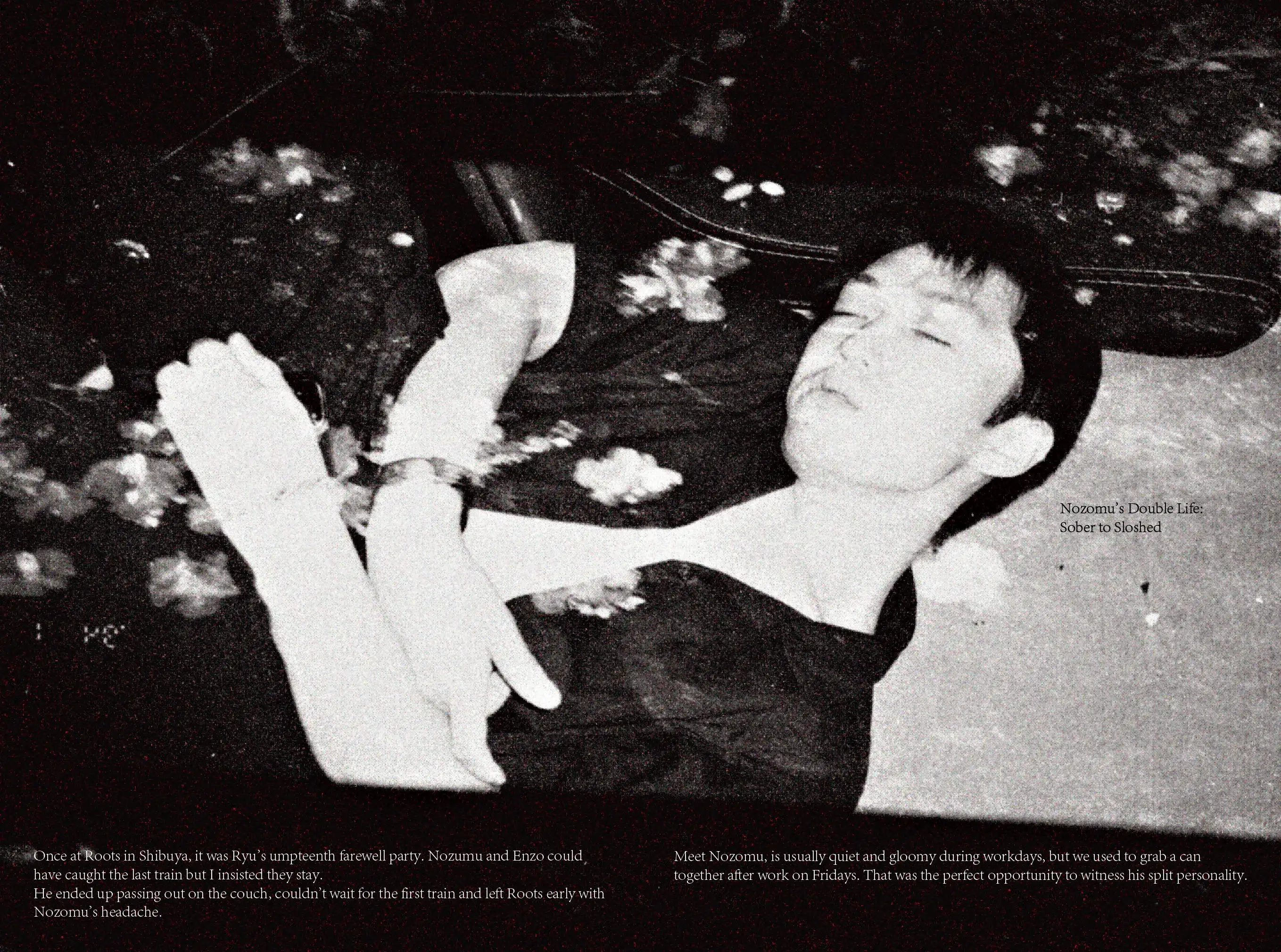 Tokyo underground club photography,zine by Ko.bezu